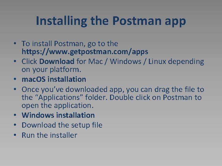 postman download for mac osx